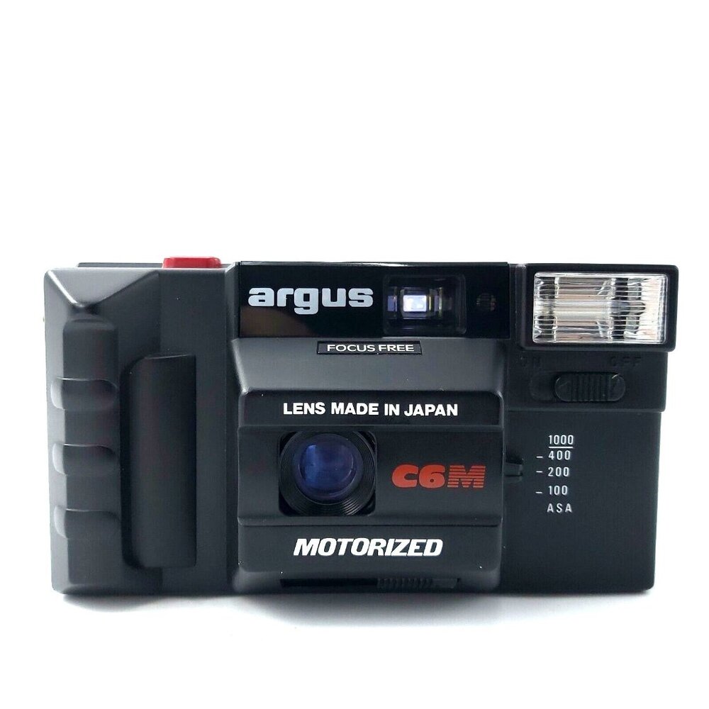 Argus Focus Free Motorized Point and Shoot 35MM Film Camera Model C6M